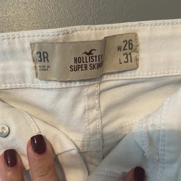 Hollister Super Skinny white 3R - Picture 4 of 6